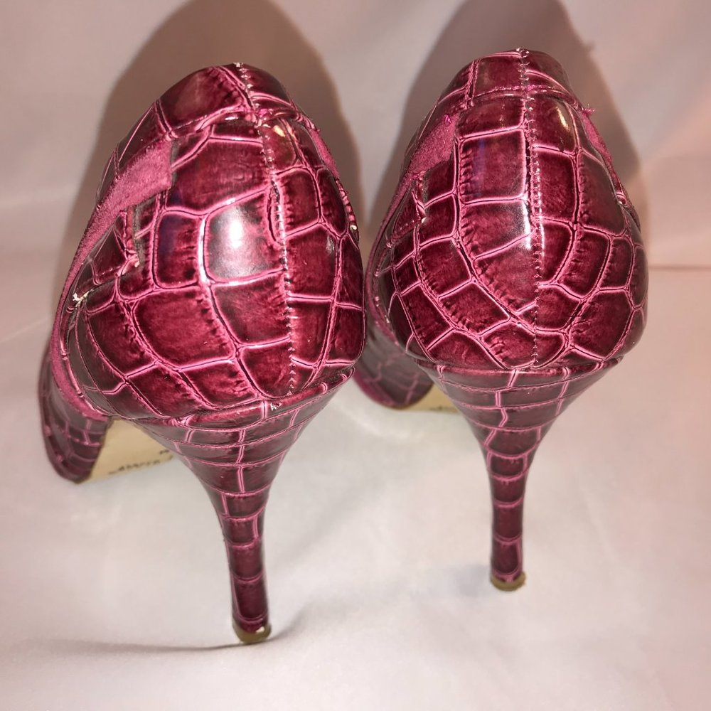 Maddox Shoes Size 8.5 Pumps Heels Animal Print - Picture 5 of 7